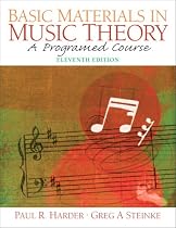 Basic Materials in Music Theory: A Programed Course (11th Edition)