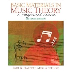 Basic Materials in Music Theory: A Programed Course (11th Edition)