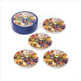 Happy Everything Coaster Set by Allemandi's Coaster