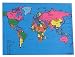 POLITICAL WORLD MAP PLAYCLOTH - write on it and simply wipe clean!