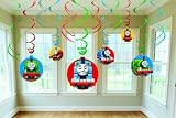 Thomas the Tank Hanging Swirl Value Pack (Multi-colored) Party Accessory