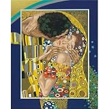 Schipper 9130 301 - Malen nach Zahlen Der Kuss, 40x50 cm