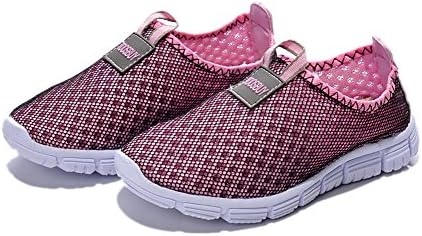 Breathable Running Sport Tennis Shoes,Beach Aqua, Outdoor,Athletic,Rainy,Skiing,Walking,Slip on Water,Flat Casual Kid Shoes Pink US2/EU33/20.5CM