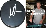 MARTIN BRODEUR,NEW JERSEY DEVILS,NHL,SIGNED,AUTOGRAPHED,HOCKEY PUCK,WITH PROOF + COA