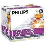 Review Philips 908210004777 / Philips 8x DVD-R Inkjet Printable Jewel Cased 10 pack