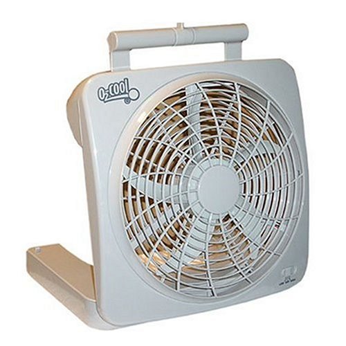 O2-Cool 1053 10" Battery / AC Powered In/Out Fan