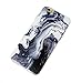 iPhone 5S Case, CaseCarnival Black Metallic Marble Print iPhone 5 Case