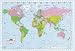 Political World Map - Giant Poster (Size: 55'' x 40'')