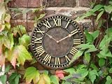 Sussex - Garden Indoor Outdoor Conservatory Clock - Weather Resistant - Normally Next Day Delivery at No Extra Cost - DS1088
