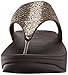 Fitflop Women's Lulu Superglitz Textile Sandal,Copper,6 M US