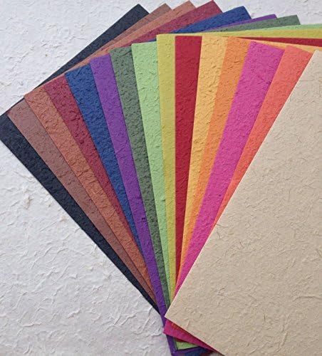 15 Sheets A4 SAA Elephant POO Paper -Similar to Mulberry Paper- Scrapbok, Card