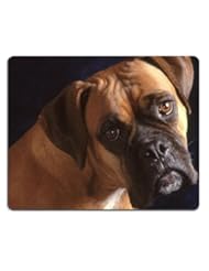 Office Product: Boxer Dog Puppy Dog Pets Animals Mouse Pads Customized Made to Order Support Ready 9 7/8 Inch (250mm) X 7 7/8 Inch (200mm) X 1/16 Inch (2mm) High Quality Eco Friendly Cloth with Neoprene Rubber Luxlady Mouse Pad Desktop Mousepad Laptop Mousepads Comfortable Computer Mouse Mat Cute Gaming Mouse pad - Luxlady