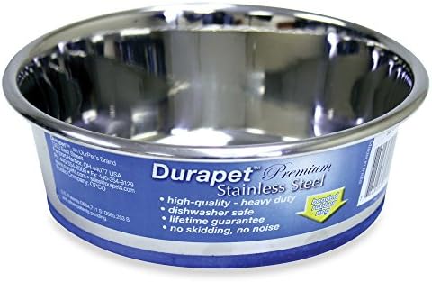 Durapet® Premium Stainless Steel 1.2-Pint Pet Bowl