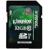 Kingston 32GB Class 10 SD SDHC Memory Card For Sony Cybershot DSC-H200 Camera