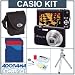 Casio Exilim EX-S10 Black Digital Camera Kit, with 4 GB SD Memory Card, Table Top Tripod, Camera Case, Professional Lens Cleaning Kit