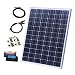 100w 12v Solar Panel Kit With 10a Charge Controller, Bracket