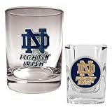 Notre Dame Fighting Irish NCAA Rocks Glass And Shot Glass Set