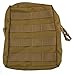 Red Rock Outdoor Gear Molle Utility Pouch, Coyote, Medium