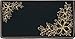 Floral Filigree Laser Engraved Leatherette Checkbook Cover