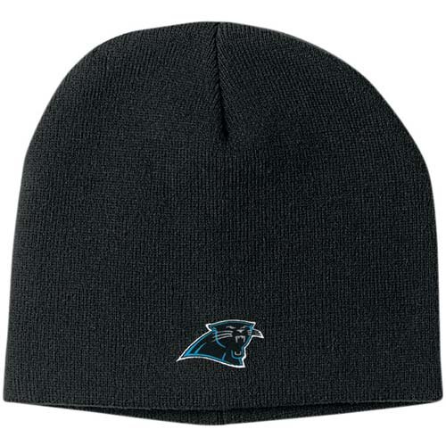NFL Men's End Zone Uncuffed Knit Hat - K173Z (Carolina Panthers, One Size Fits All)