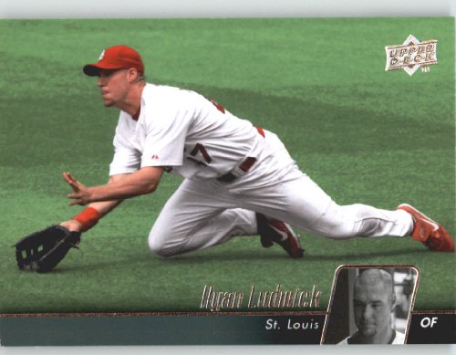 2010 Upper Deck Baseball Card # 459 Ryan Ludwick - St. Louis Cardinals - MLB Trading Card Shipped In Protective Screwdown Display Case!