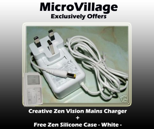 Creative Zen Vision Mains Charger For Creative Zen Vison W  M Plus A Free Belkin Cable Wrap Manager  10% Off Micro Voucher