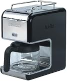 Produkt-Bild: Kenwood CM 024 Kmix Kaffeemaschine mit Thermogen Br&uuml;htechnologie und Optitemp 1200 Watt, (pfeffer schwarz 002)