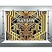 FHZON 10x7ft The Great Gatsby Themed Backdrop 1920s Retro Roaring Background Adult Children Decoration Celebration Art Decor Birthday Wedding Party Photography Wallpaper Photo Booth Props LXFH563
