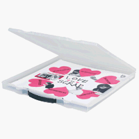 Akro-Mils Scrapbook Page Carrier (Clear w/Black 