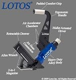LSN3 LOTOS 2-in-1 Air Hardwood Flooring Cleat Nailer and Stapler Gun (Special deal by the end of this week)