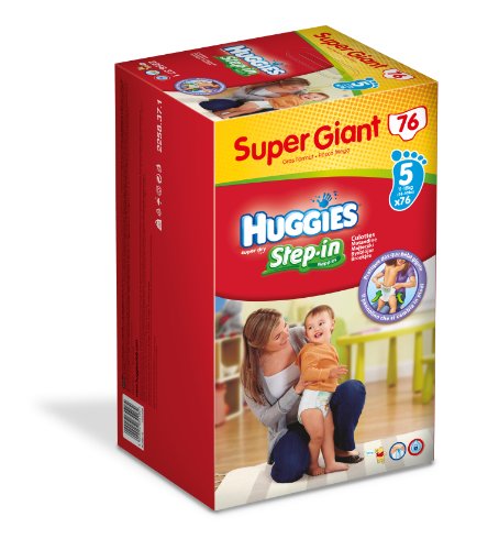 Huggies - 2258371 - Step-In Super Giant Box - Taille 5 - 76 Couches