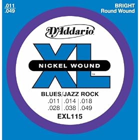 D'Addario EXL115 Electric Guitar Strings 11 -49
