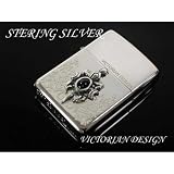 純銀Zippo*ジッポースターリングシルバー・王家の輝き(15-FDM A)の画像