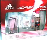 Womens designers Perfume by Coty, ( ADIDAS ADRENALINE GIFT SET ( EAU DE TOILETTE SPRAY 1.7 oz + EAU DE TOILETTE SPRAY 0.25 oz + BODY MIST 2.0 oz ) ) + On Sale ) - @Up To 55% Off