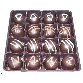 Dark Chocolate Artisan Selection Truffles 16 pcs