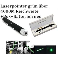 Laserpointer mit sichtbarem Strahl, Gr�n