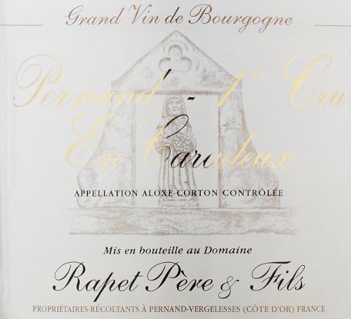 2005 Rapet Pernand 1er Blanc En Caradeaux 750 mL