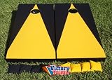 YELLOW GOLD & BLACK Matching Triangle Set w-No Stripe