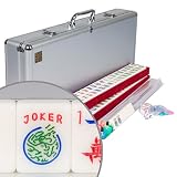 Easy to Read American Mahjong Set w/ Aluminum Case