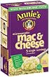 Annie's Homegrown White Cheddar Microwavable Mac & Cheese, 5-Count 2.15 Packets (Pack of 6)