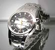 Harley-Davidson&reg; Men's Bulova Watch. Electroluminescent Bar & Shield Dial with Date. 76B039.