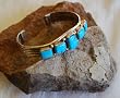 5 Turquoise Stones Bracelet