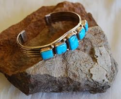 5 Turquoise Stones Bracelet