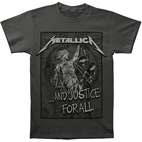 Metallica Men's Justice Seal T-shirt Grey