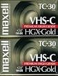 Maxell 203020 HGX-GOLD TC-30 Camcorder Video Cassette, 2 Pack
