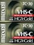 Maxell HGX-GOLD TC-30 Camcorder Video Cassette, 2 Pack