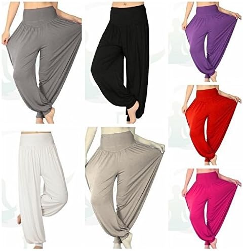 Women Comfy Harem Loose Long Pants Belly Dance Casual Boho Wide Trousers(more beautiful color are available now)