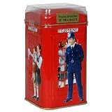 Ahmad London Telephone Box Tin, English Breakfast, Tea Bags, 25-Count Tin (Pack of 5)