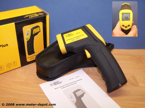 Infrared IR Thermometer w. Laser Great Tool HVAC AR350