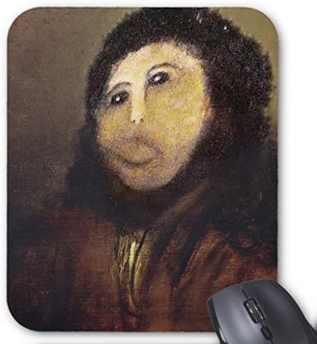 Funny Botched Ecce Home Painting Mouse Pad 20 x 25 cm Mouse Mat
